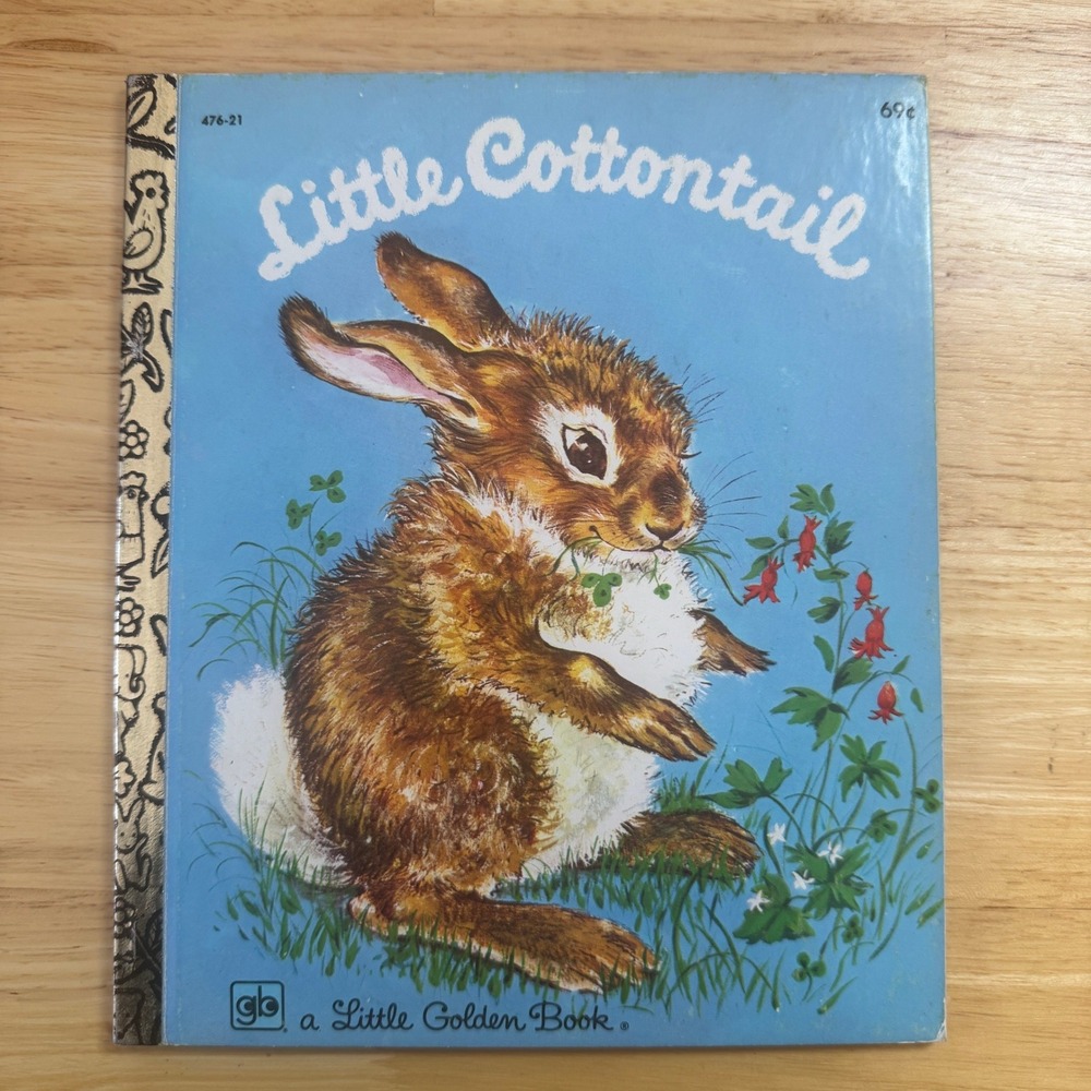 Little‎ Golden Book Little Cottontail Vintage Childrens Book 1980 Edition